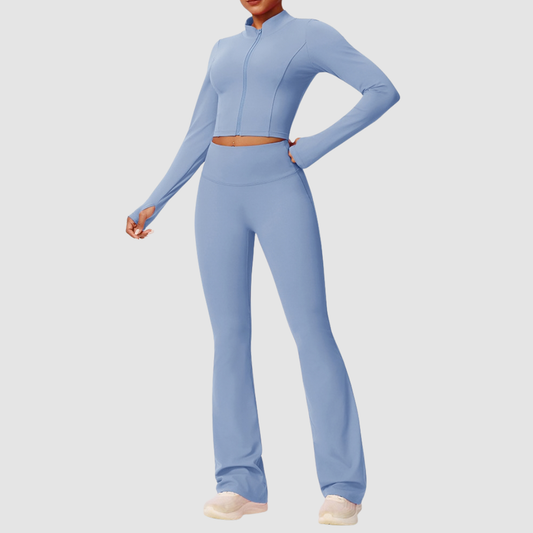 Wholesale Women's High-Stretch Breathable Yoga Three-Piece Set