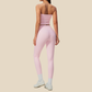 Wholesale Women's Activewear Padded Sports Vest & Fitted Cropped Pants Set