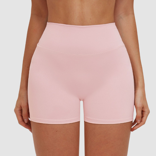 Wholesale solid color high-waisted tight shorts | Wonderxfans bulk activewear