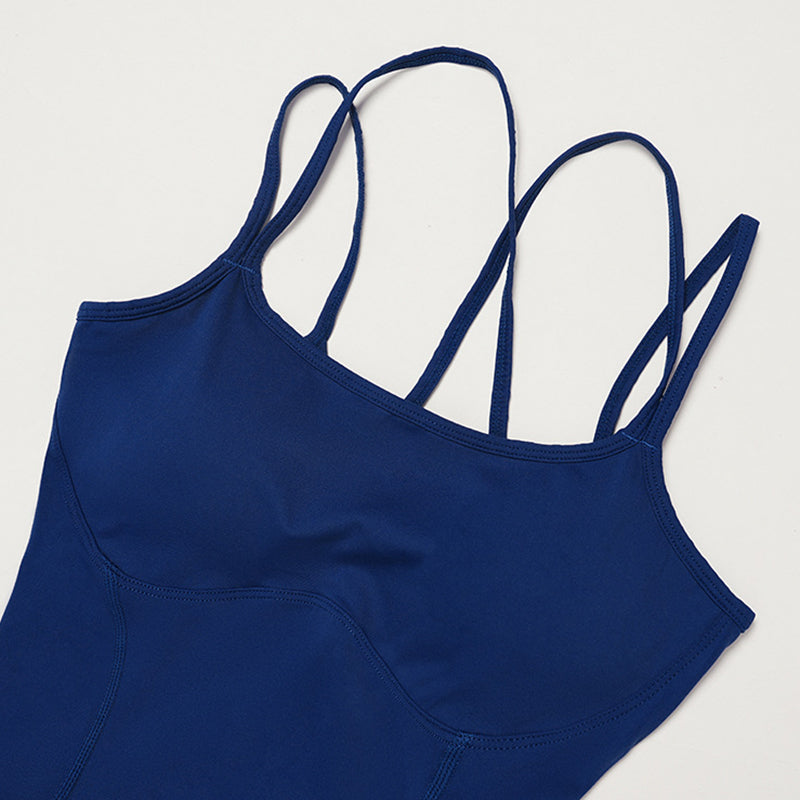 Cross-back ONE-PIECE HIP LIFTING SPORTS AND FITNESS SET