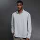 Half-zip stand-up collar long-sleeved T-shirt