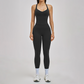 Wholesale Cross Back Tank Top+High Waist Legging 2-piece Set