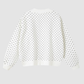 Wholesale Mock Neck Sweatshirt Women's Polka-Dot Fleece Pullover