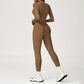 Snug-Fit Long Sleeve Jumpsuit