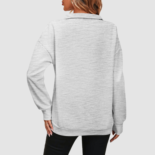 Wholesale Women's Half-Zip Long-Sleeved Sportswear | Wonderxfans bulk activewear