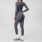 Wholesale Women's Cream-Feel Fleece Long Sleeve Top & High-Waist Leggings Set