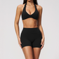 Wholesale Women's Cream-Feel Fleece Bra & Shorts Set