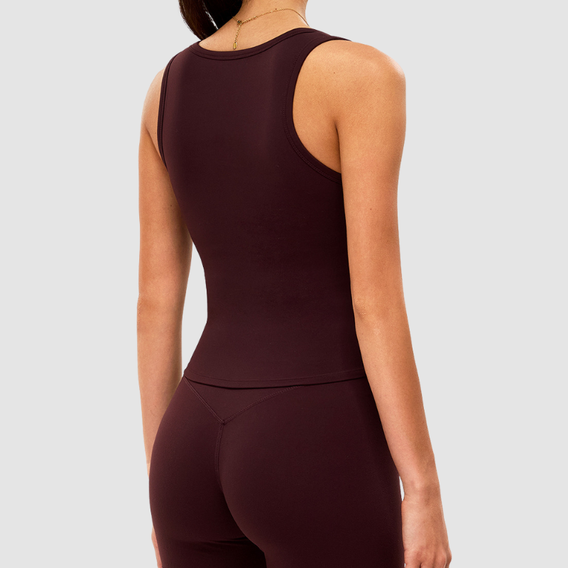 Wholesale solid color women's athletic tank top