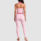 Women's Activewear Padded Halter Top & High-Waist Leggings Yoga Set