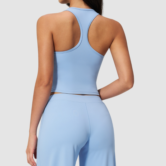 Wholesale Women's I-shape back removable padded tank top