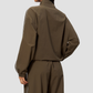 Wholesale Women's Quick drying high elasticity Stand-Collar Zip Sports Jacket