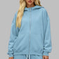 Two-Way Zip Fleece Hoodie