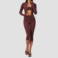Wholesale Women Slimming Zipper Fitness High Waist Tummy Control Yoga Sports Three-Piece Set