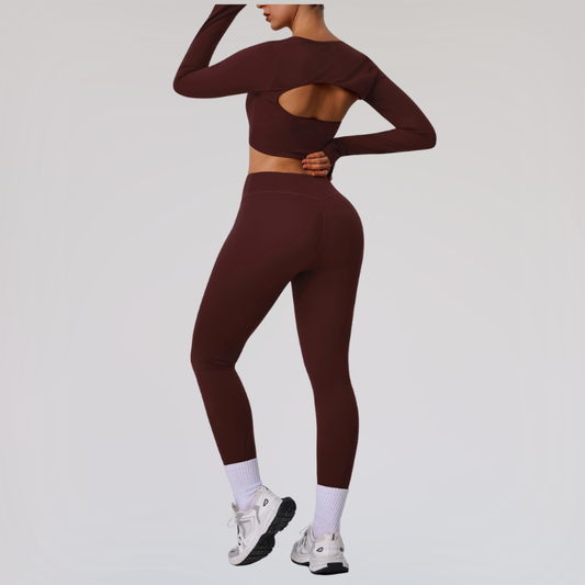 Wholesale yoga top + high-stretch leggings | Wonderxfans bulk activewear