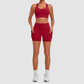 Wholesale Women’s Racerback Sports Bra & High-Waist Biker Shorts Yoga Set
