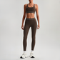 Wholesale Naked-Feel Sports Bra & High-Waist Biker Shorts Set – Quick-Dry Yoga 2-Piece set