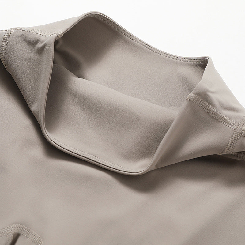 Halter neck backless tank top + high-waisted shorts 2-piece set