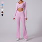 Wholesale cross long sleeve sports crop | Wonderxfans bulk activewear