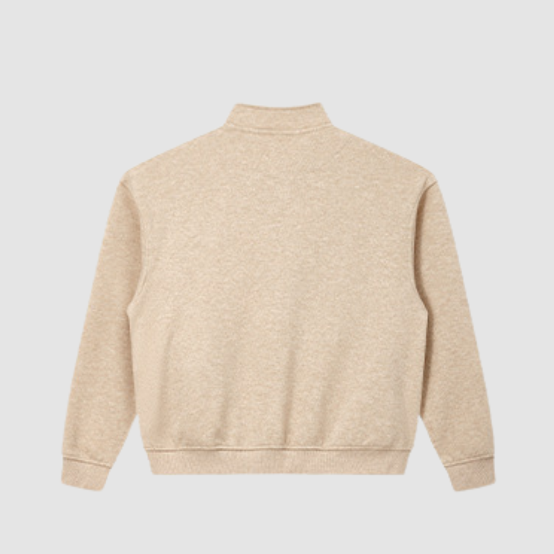 Wholesale Men’s Relaxed Half-Zip Polo Sweatshirt – Windproof Cotton Blend