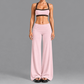 Women's Activewear Padded Sports Bra & High-Waist Long Pants Yoga Set