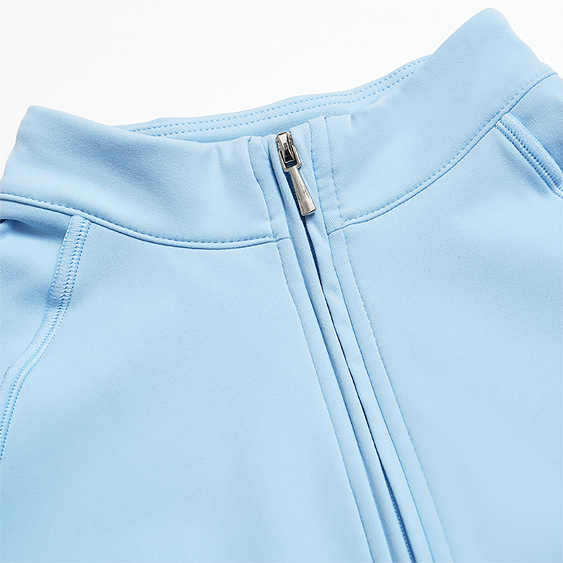 Stand-up collar zipper hip-lifting bodysuit