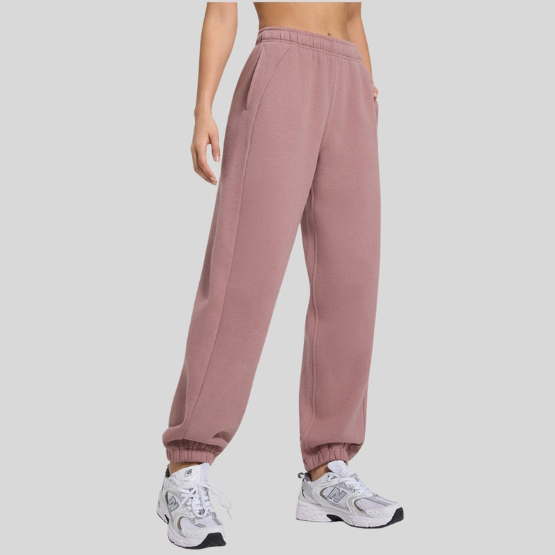 fleece drawstring sports trousers