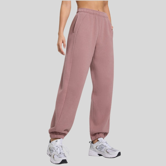 fleece drawstring sports trousers