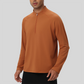 Men's Half-Zip Athletic Long Sleeve Lightweight Thermal Outdoor Top