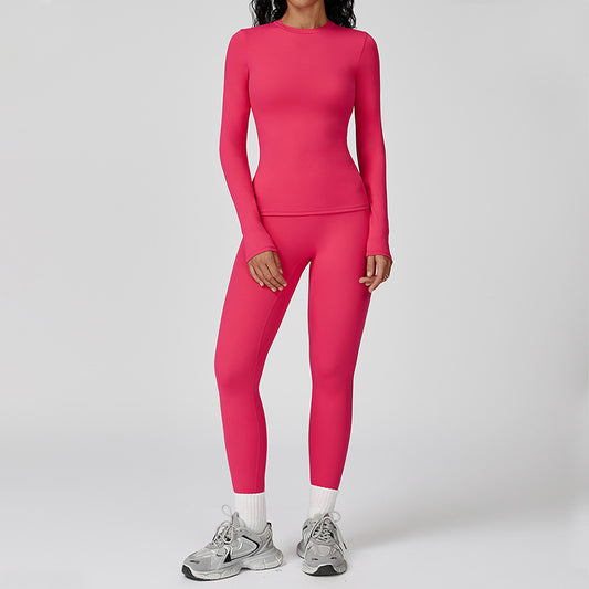Wholesale round neck long sleeve top | Wonderxfans bulk activewear
