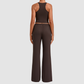 Wholesale Women’s Backless Cami & Straight-Leg Pants Yoga Set