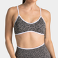 Wholesale Women's Seamless Leopard Print Sports Bra with Chest Pad