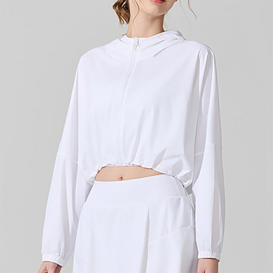 UV resistant outdoor sports long sleeved yoga suit top