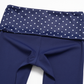 Wholesale Women's Polka Dot & Stripe Yoga Set Halter Neck Sports Bra & Capri Pants w/ Chest Pad