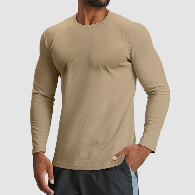 Wholesale Men Quick-dry Breathable Yoga Hiking Long Sleeve