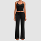 Wholesale Women’s Backless Cami & Straight-Leg Pants Yoga Set