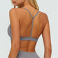 Y-shaped backless sports bra