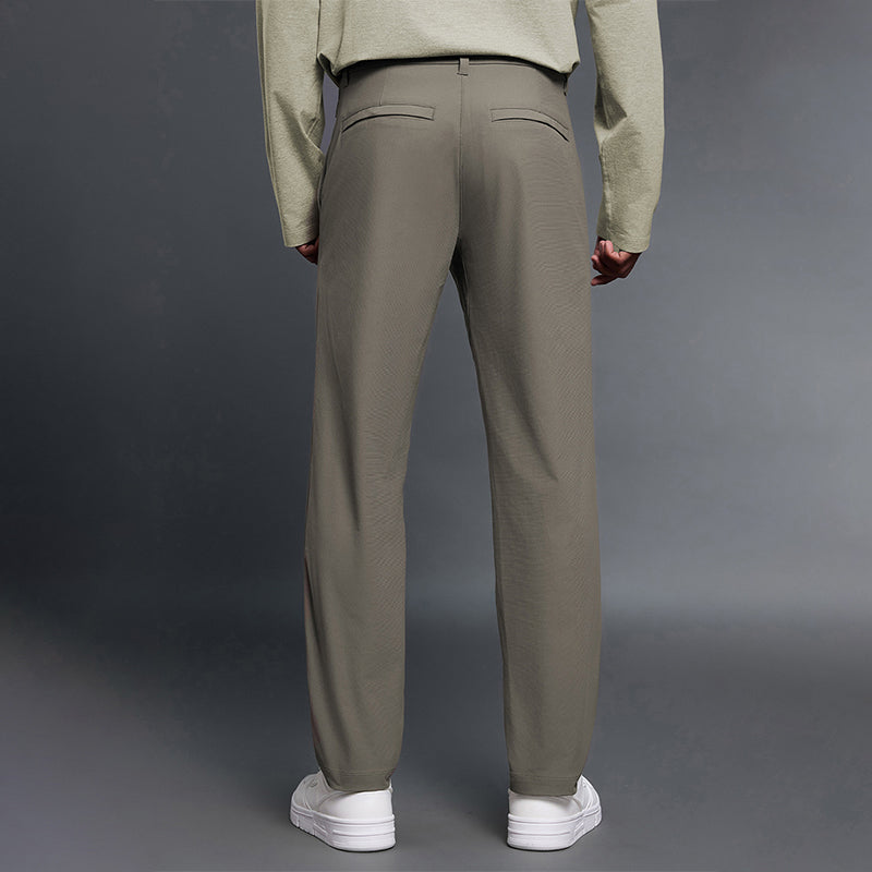 Men's Elastic Straight Leg Trousers