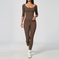 Wholesale Women's Mid-Sleeve Long Pants Yoga Set