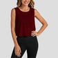 Wholesale Women's Open-Back Yoga Vest – Loose Breathable Gym Running Tank Top