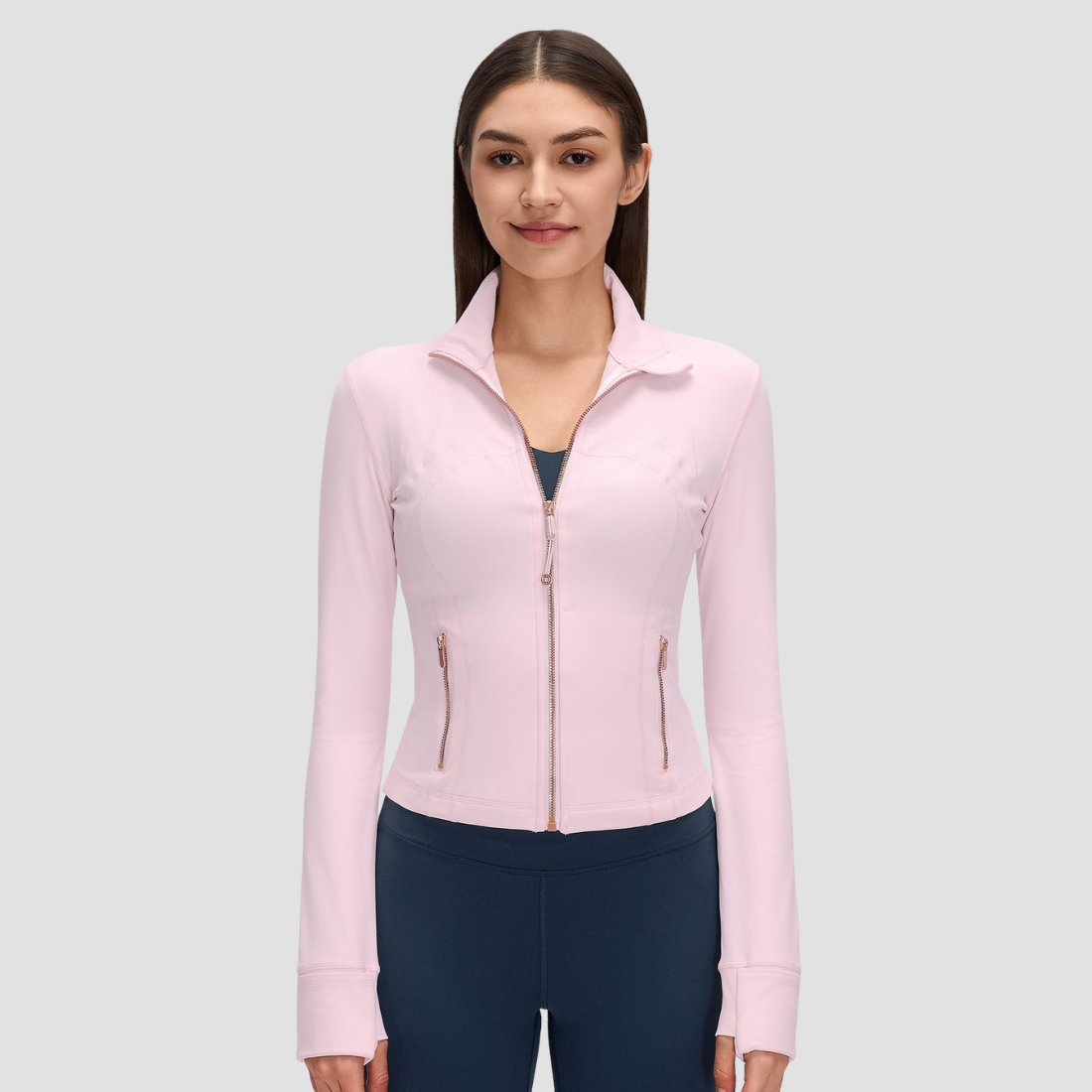 Wholesale Women's Stand-Collar Zip sports cycling Jacket