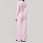 Wholesale Women's Zip-Up Yoga Jacket Set – Relaxed Wide-Leg Pants Activewear Set