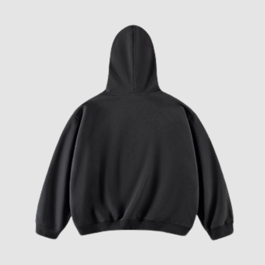 Wholesale Men Cropped Wide Fleece Hoodie | Wonderxfans bulk activewear