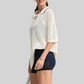 Wholesale Women's Mesh Oversized Yoga Cover-Up T-Shirt