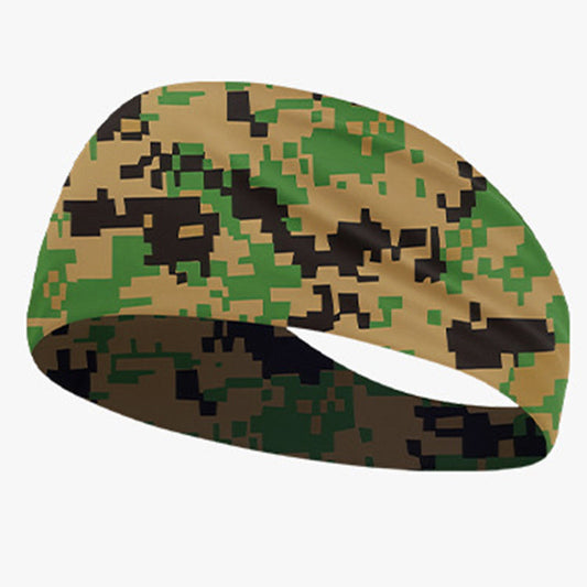 Quick-dry wide elastic sweat-absorbent sports headband