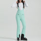 Women's Adjustable Elastic Suspender Ski Pants