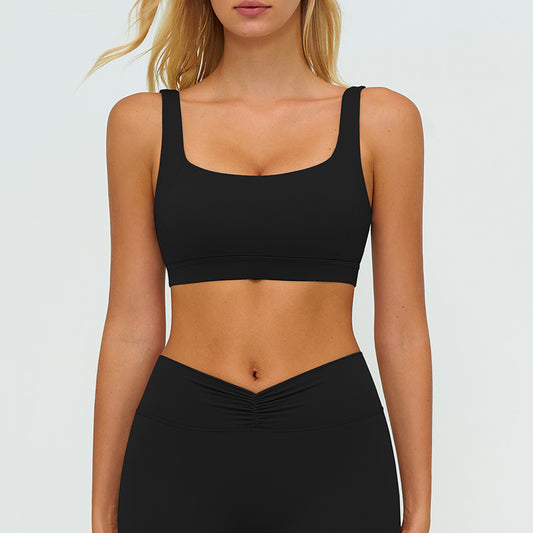 Wholesale Wide-strap supportive sports bra | Wonderxfans bulk activewear