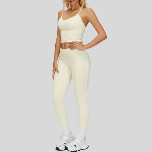 Wholesale Beautiful Back Slimming Tank top+High-waisted | Wonderxfans bulk activewear
