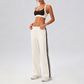 Wholesale Contrasting bra with removable pads+High-waisted pants set (Pre-sale)