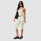 Wholesale Women's I-shape back Vest + Mid-Length Shorts Set - Butt-Lifting Yoga Gym Activewear