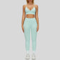 seamless Sports Bra + High-waisted leggings 2-Piece Set